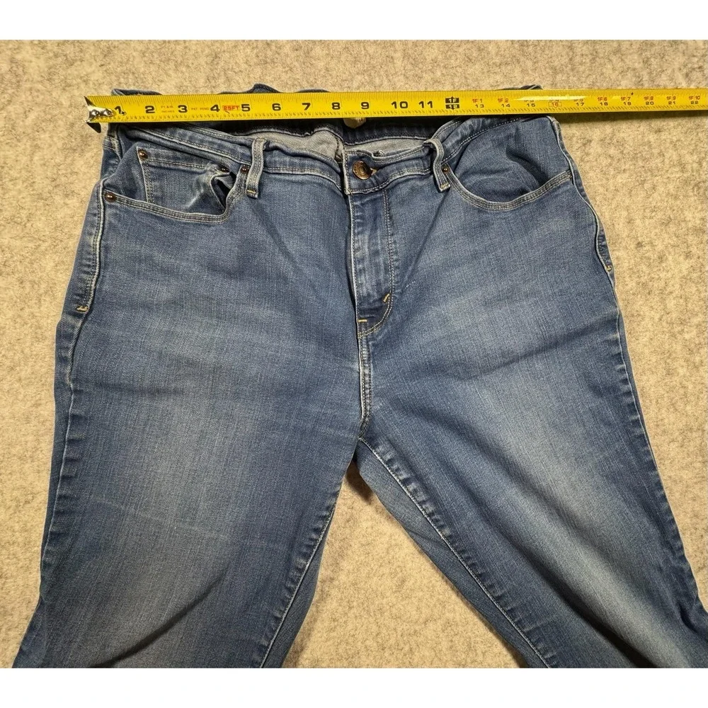 Levis 515 Bootcut Jeans Womens 14 Blue Medium Wash Mid Rise Denim Classic